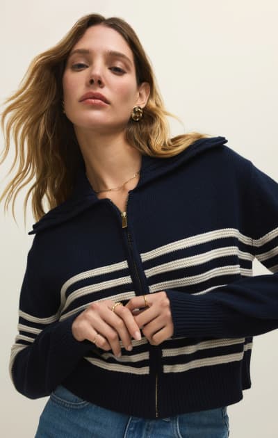 Shop Kovac Cropped Sweater Jacket