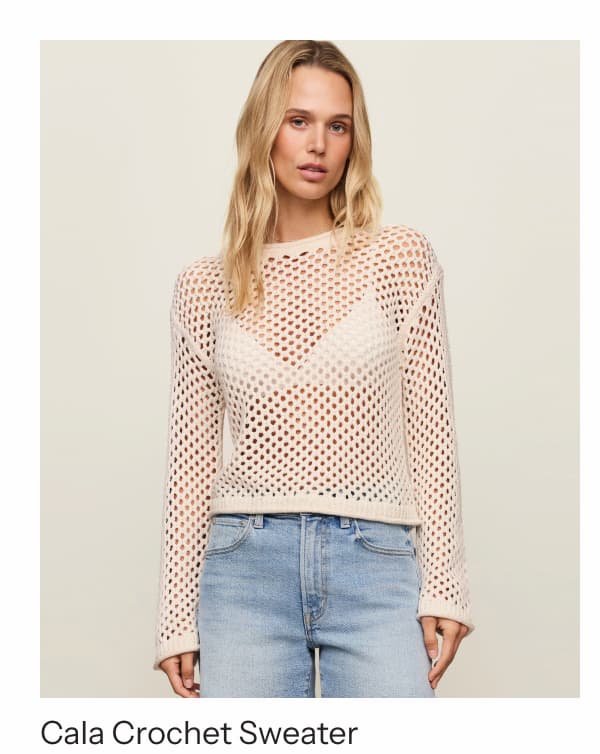 Shop Cala Crochet Sweater