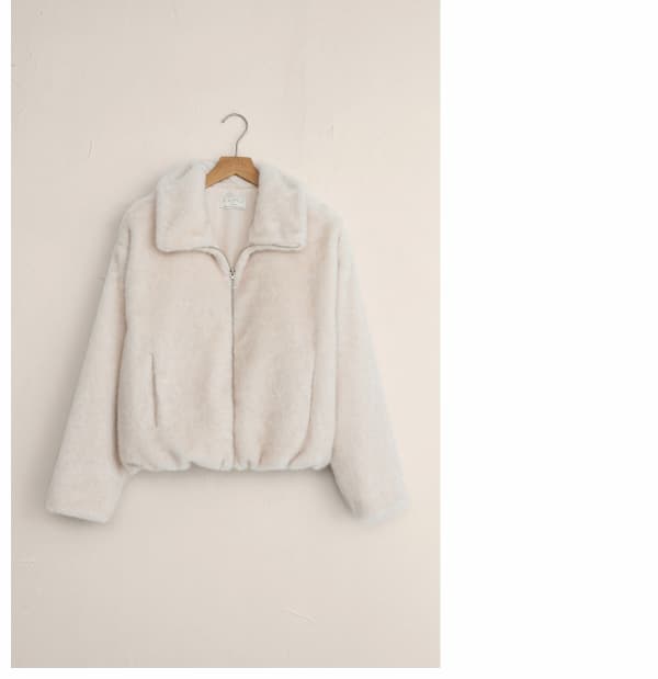 Shop Amethyst Faux Faur Jacket