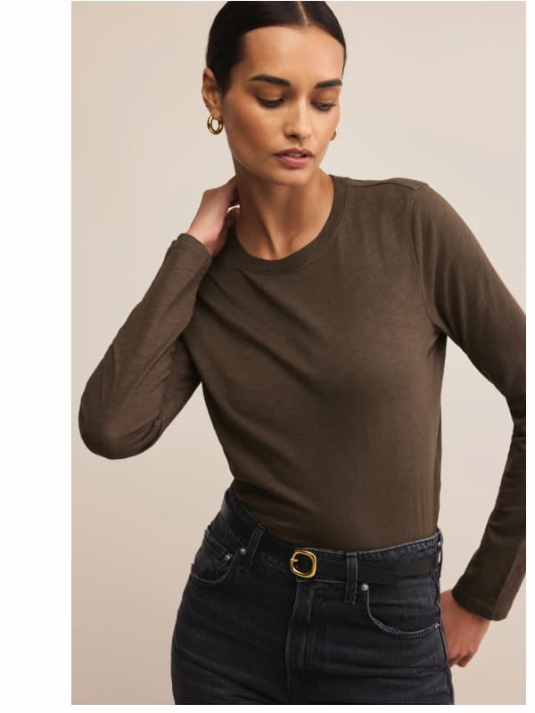 Shop Modern Slub Long Sleeve Tee