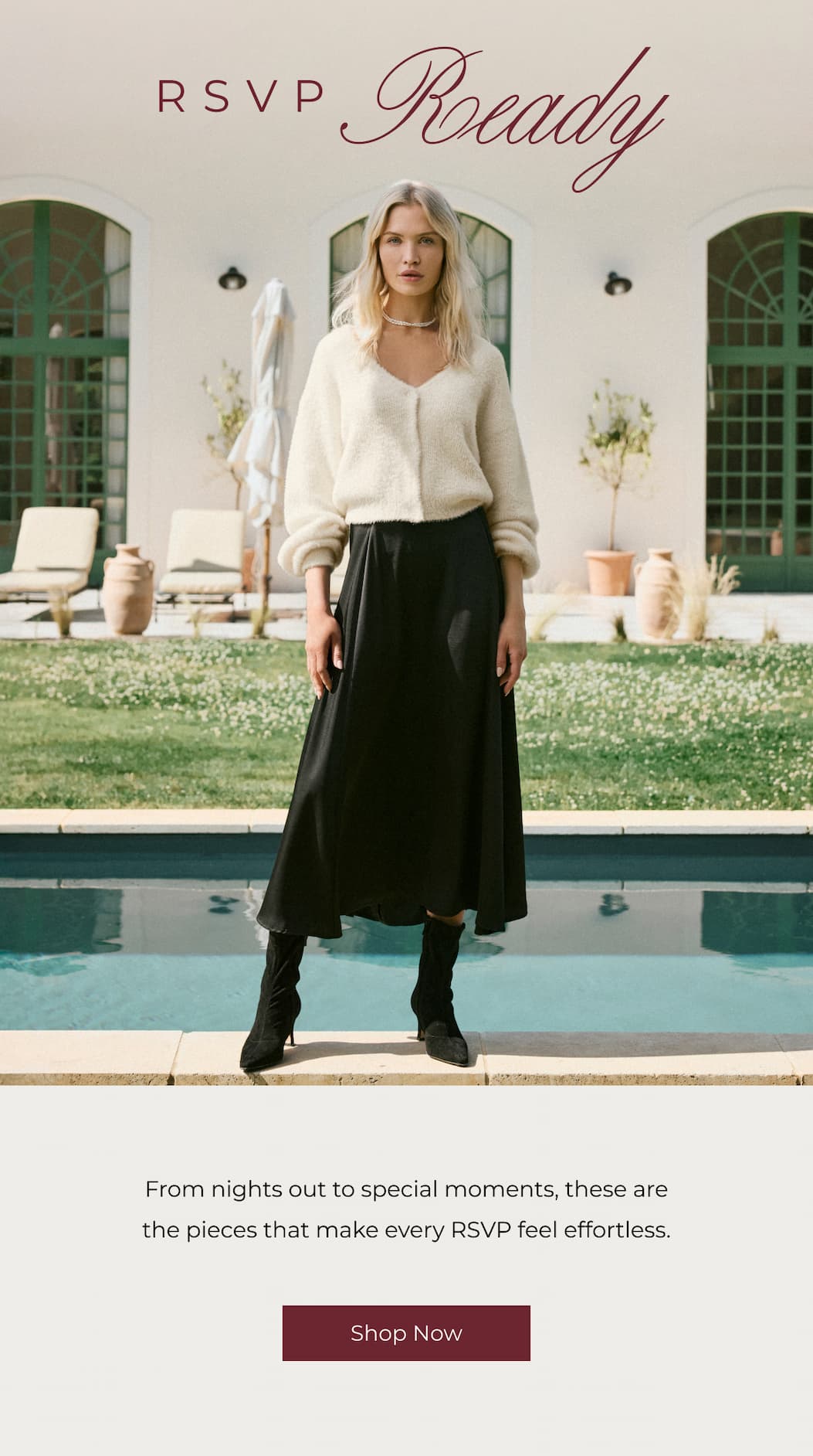 RSVP Ready | From nights out to special moments, these are the pieces that make every RSVP feel effortless. | Shop Now