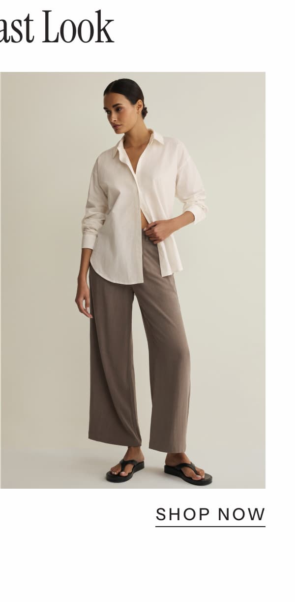 1. Contrast Look | Shop Vista Linen Pant