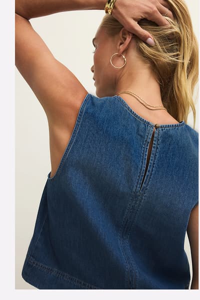 Shop Sun Seeker Denim Tank
