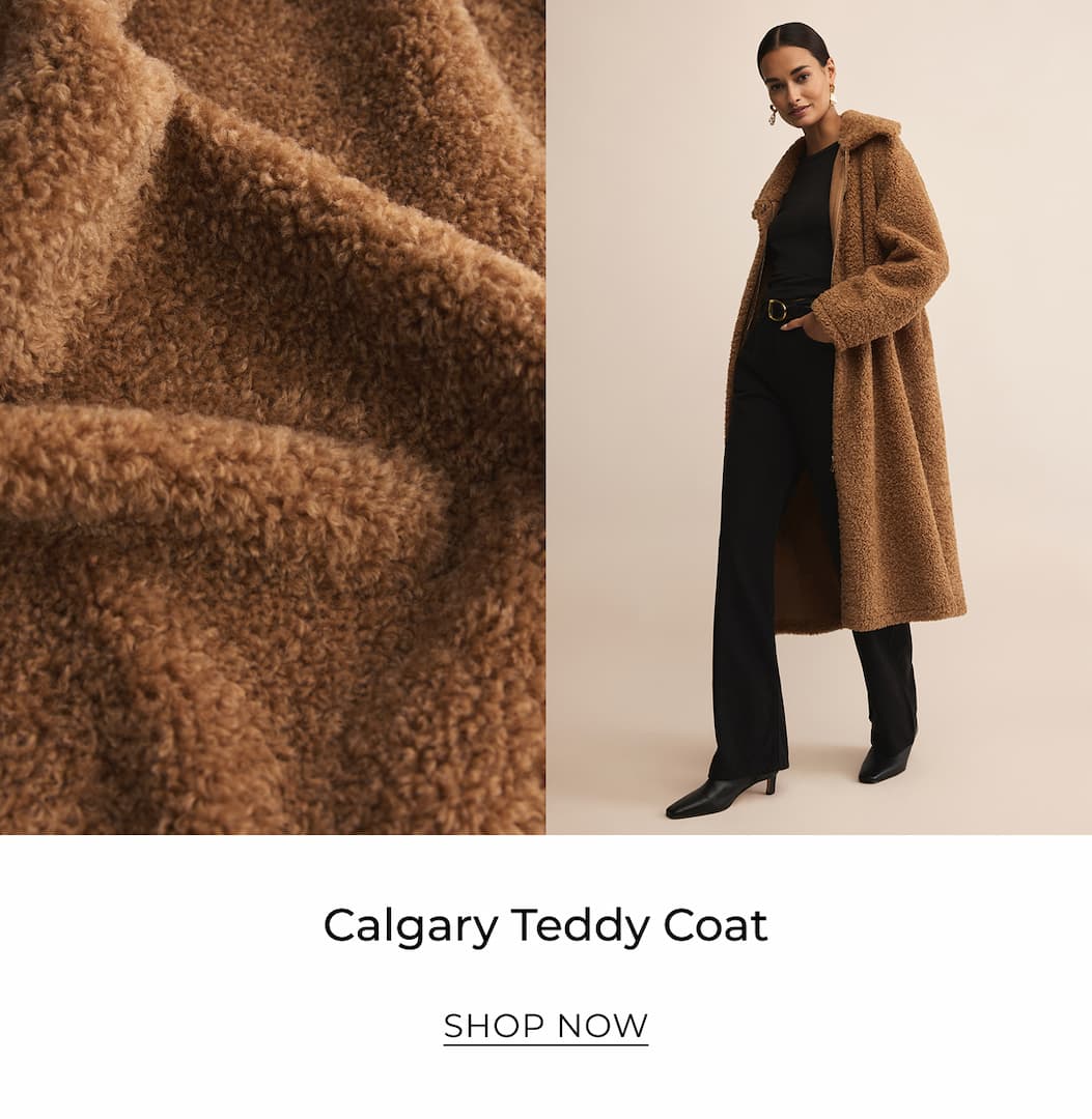 Calgary Teddy Coat | Shop Now
