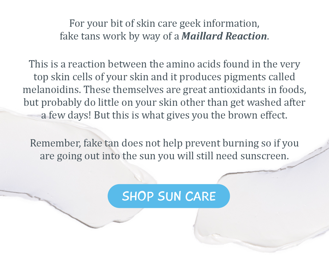 How does fake tan work? And how do you get the best result? Moo Goo Skin Care