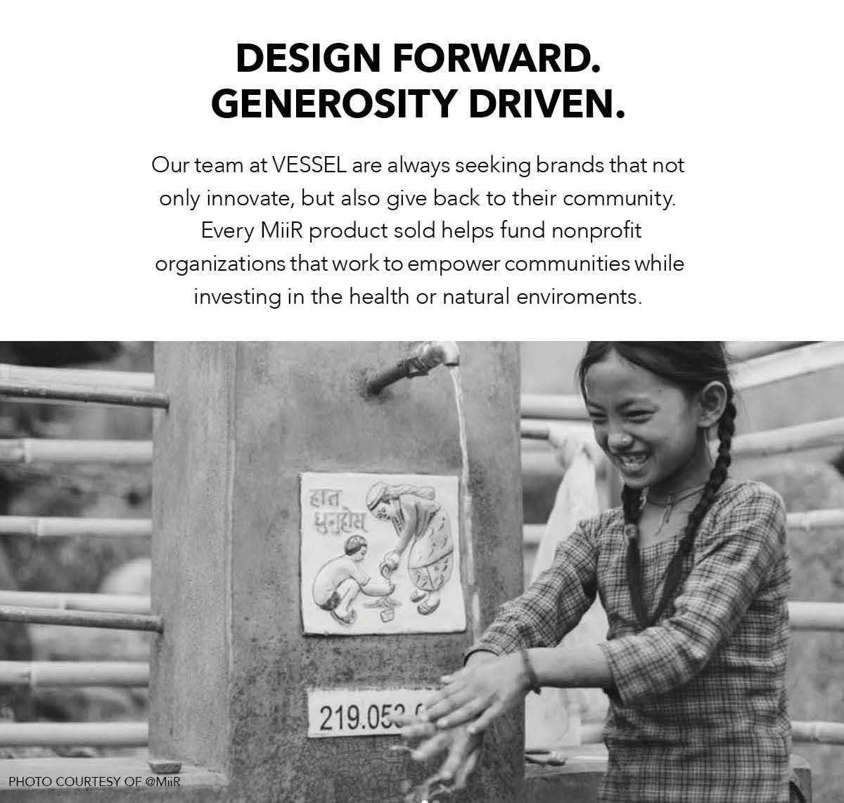 NEW VESSEL x MiiR Bottles Vessel Bags