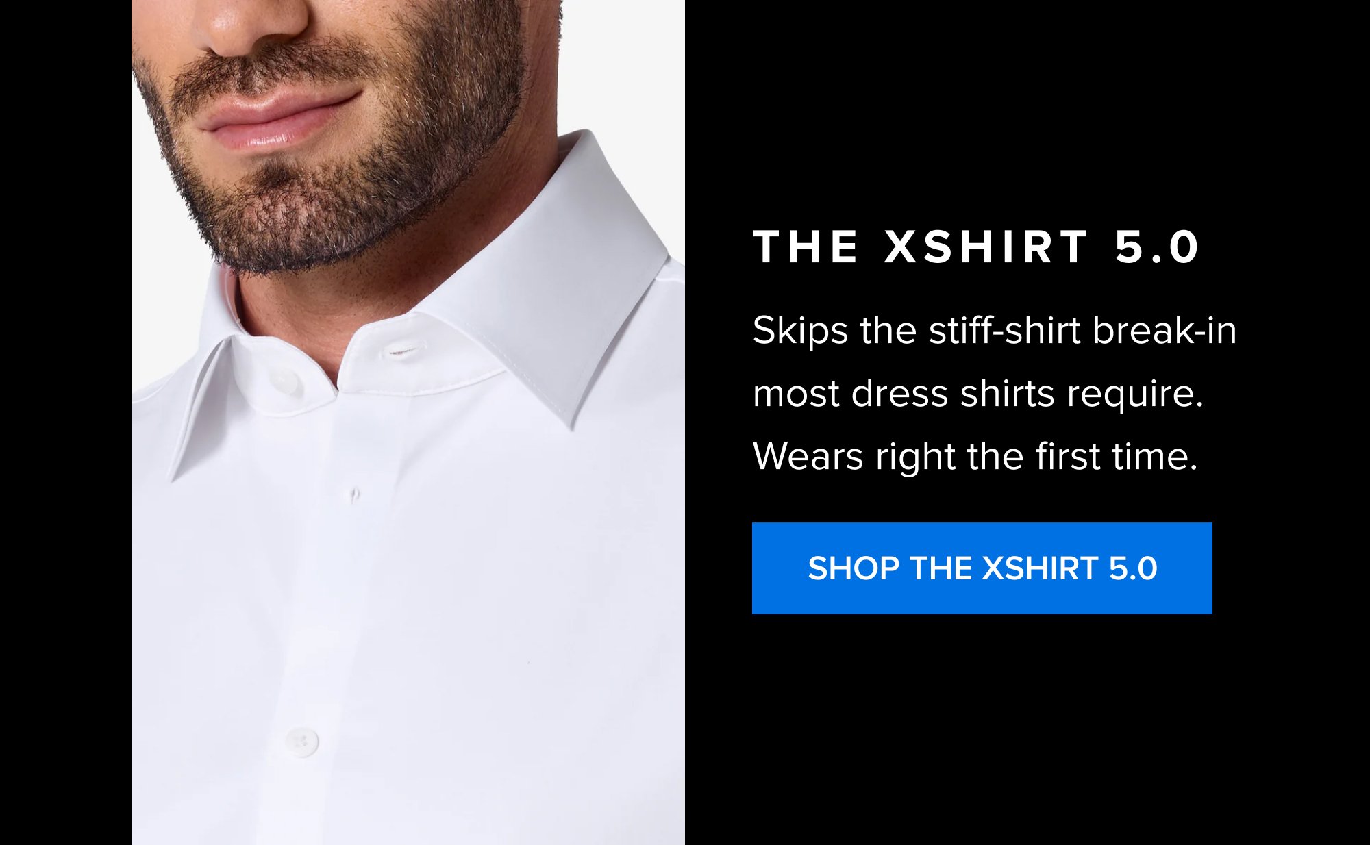 Most guys end up with multiple suits that serve the same situations in slightly different ways. The real efficiency is built through color: black, navy, mid-grey, and tan each map to a specific function. The xShirt 5.0 Skips the stiff-shirt break-in most dress shirts require. Wears right the first time. Shop the xShirt 5.0 Navy Suits The go-to for leadership moments, meetings, and daily authority. SHOP THE NAVY XSUIT Grey Suits The workhorse for everyday use across most professional environments. SHOP THE GREY XSUIT Brown Suits The differentiator for less formal settings and standout occasions. SHOP THE BROWN XSUIT