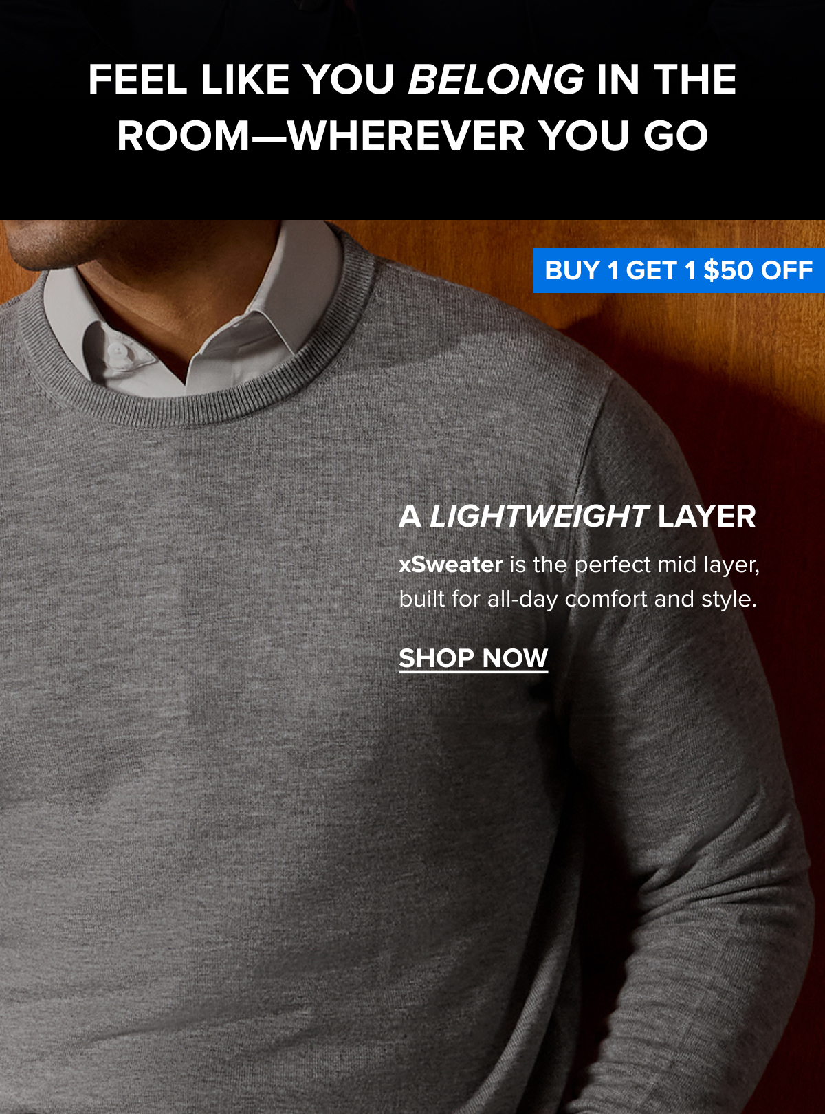 xSweater Crewneck Mid-weight