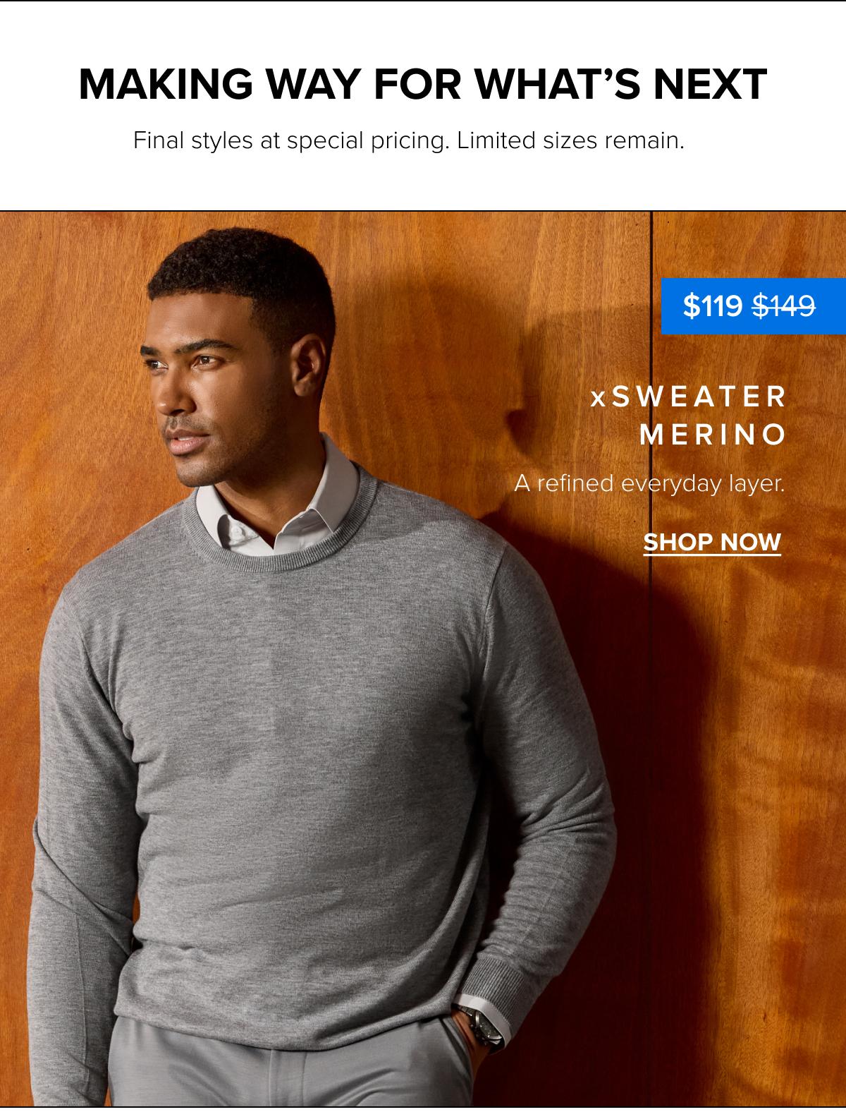 xSweater Merino Crewneck Midweight