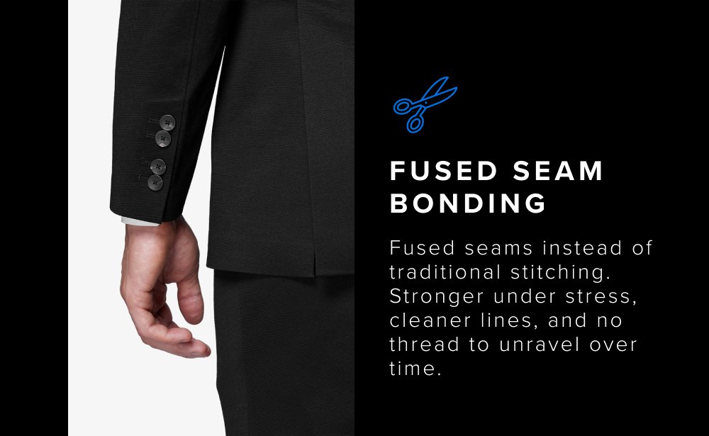 Fused Seam Bonding Fused seams instead of traditional stitching. Stronger under stress, cleaner lines, and no thread to unravel over time. xShirt 5.0 The dress shirt that actually breathes. Shop Shirts xShirt 5.0 The dress shirt that actually breathes. SHOP NOW