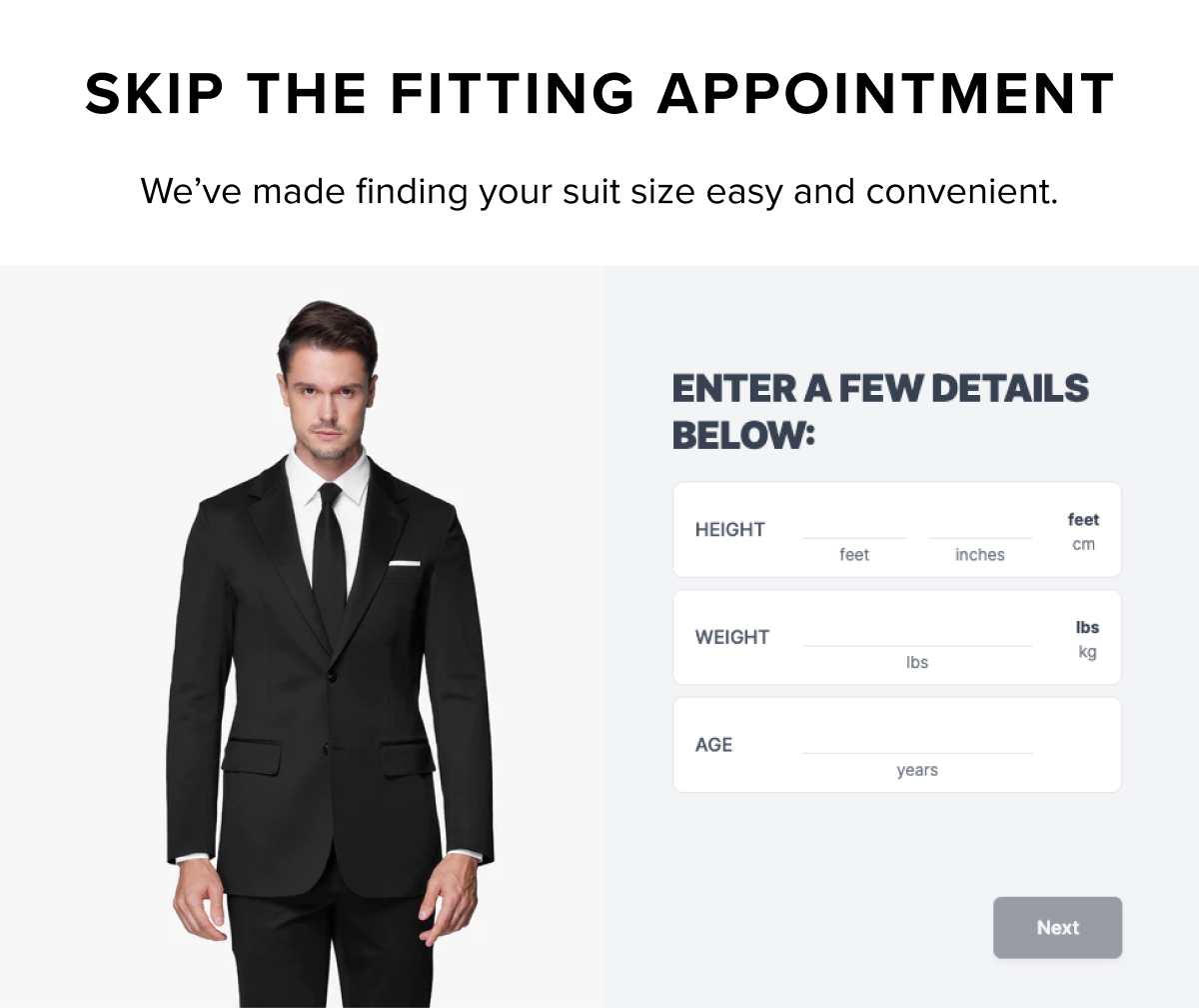 Skip the fitting appointment