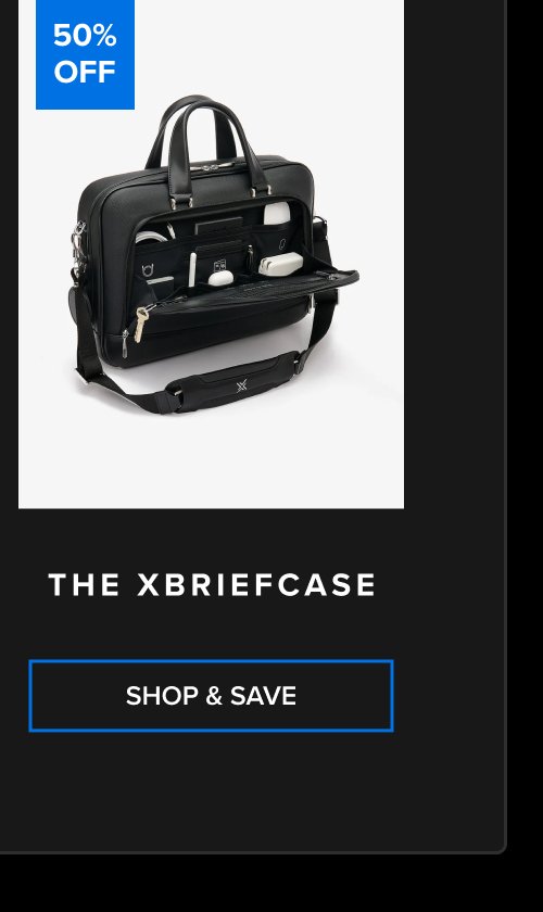 50% Off The xBriefcase SHOP & SAVE