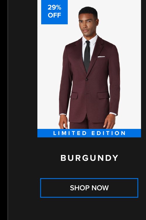 29% OFF LIMITED EDITION Burgundy SHOP NOW