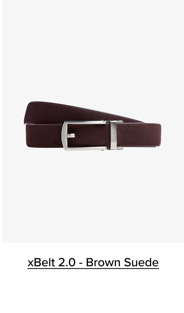 xBelt 2.0 - Brown Suede