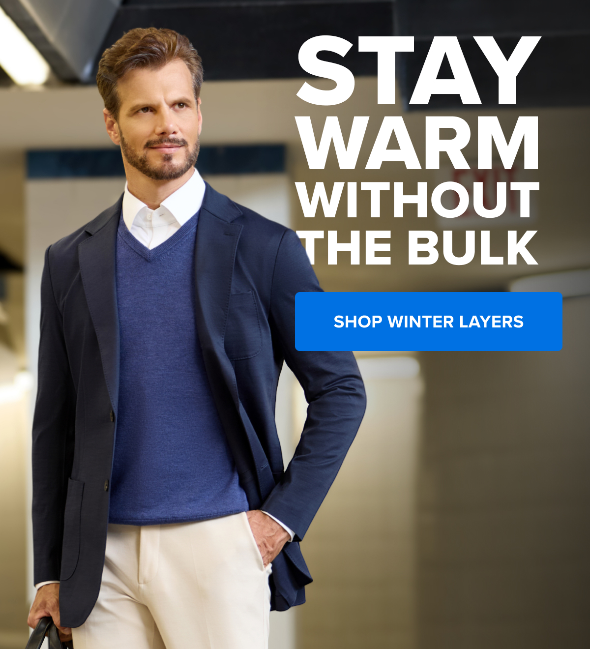 Stay warm without bulk