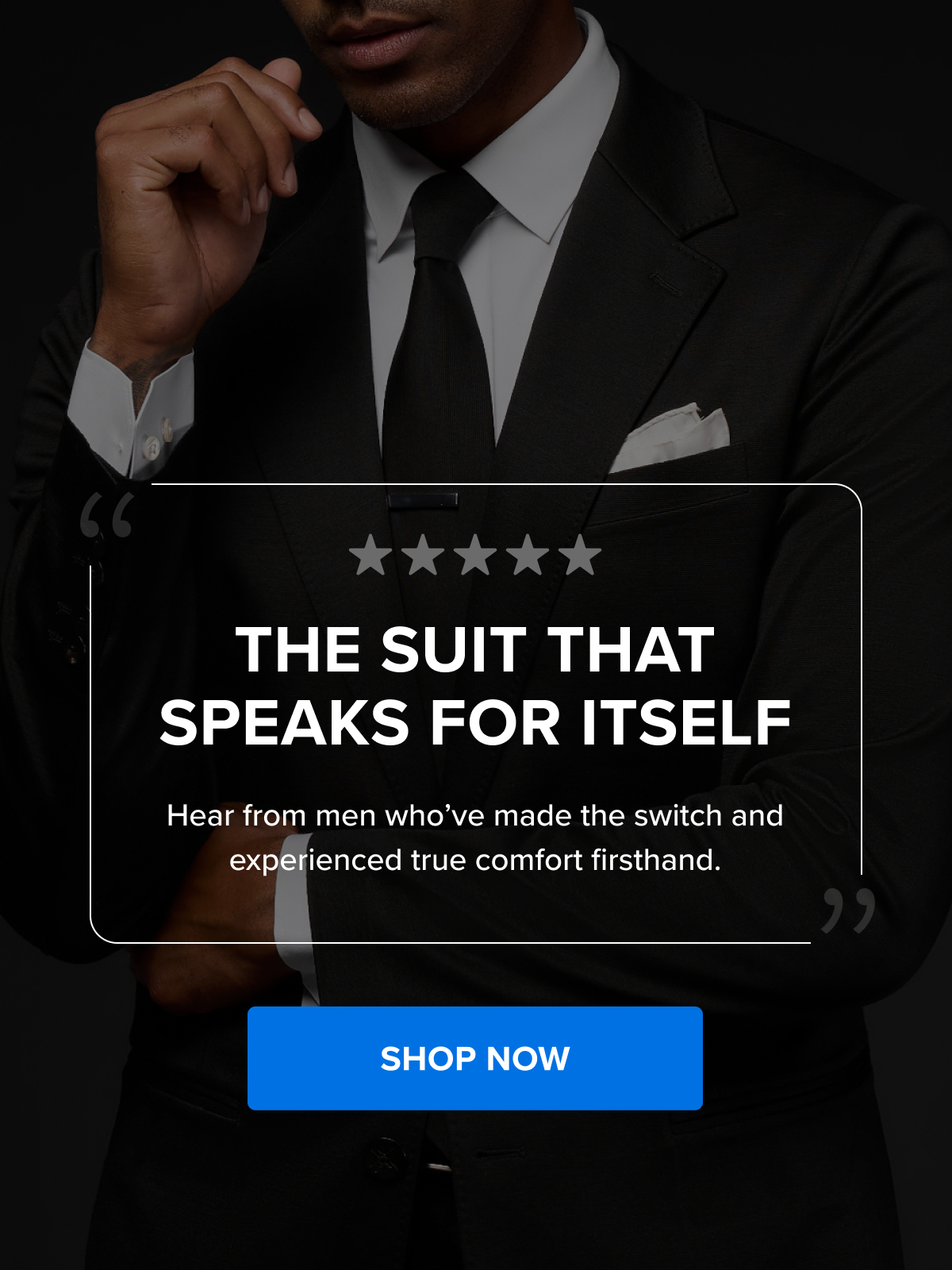 The suit that speaks for itself