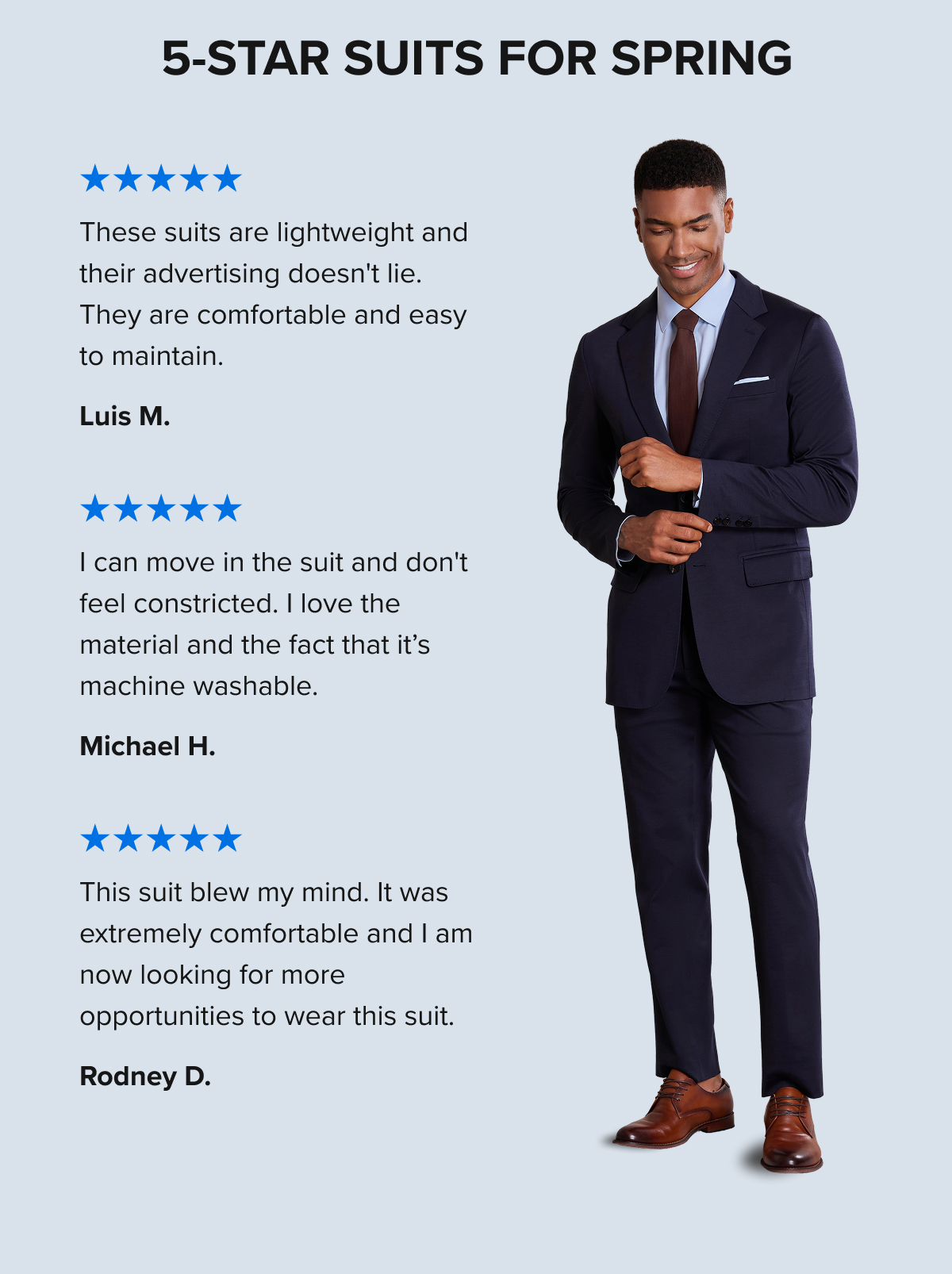 5-star suits for spring