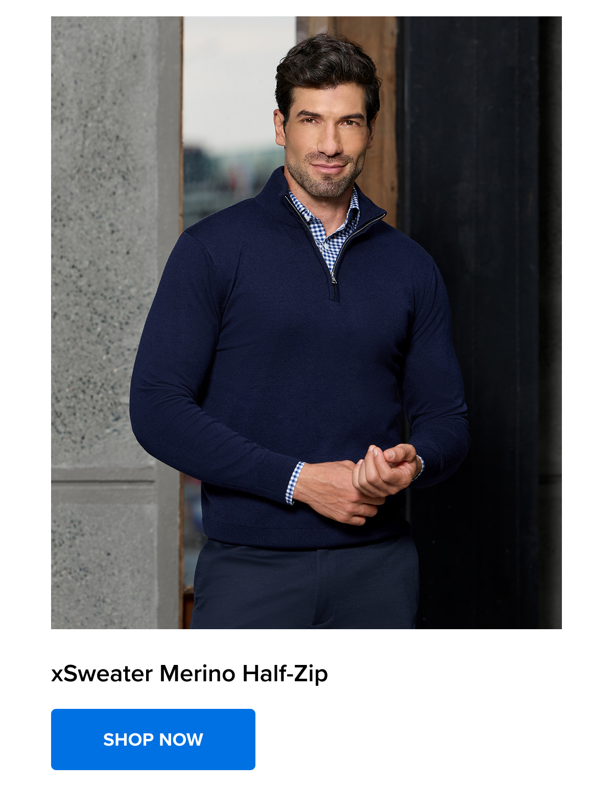 xSweater Merino Half-Zip