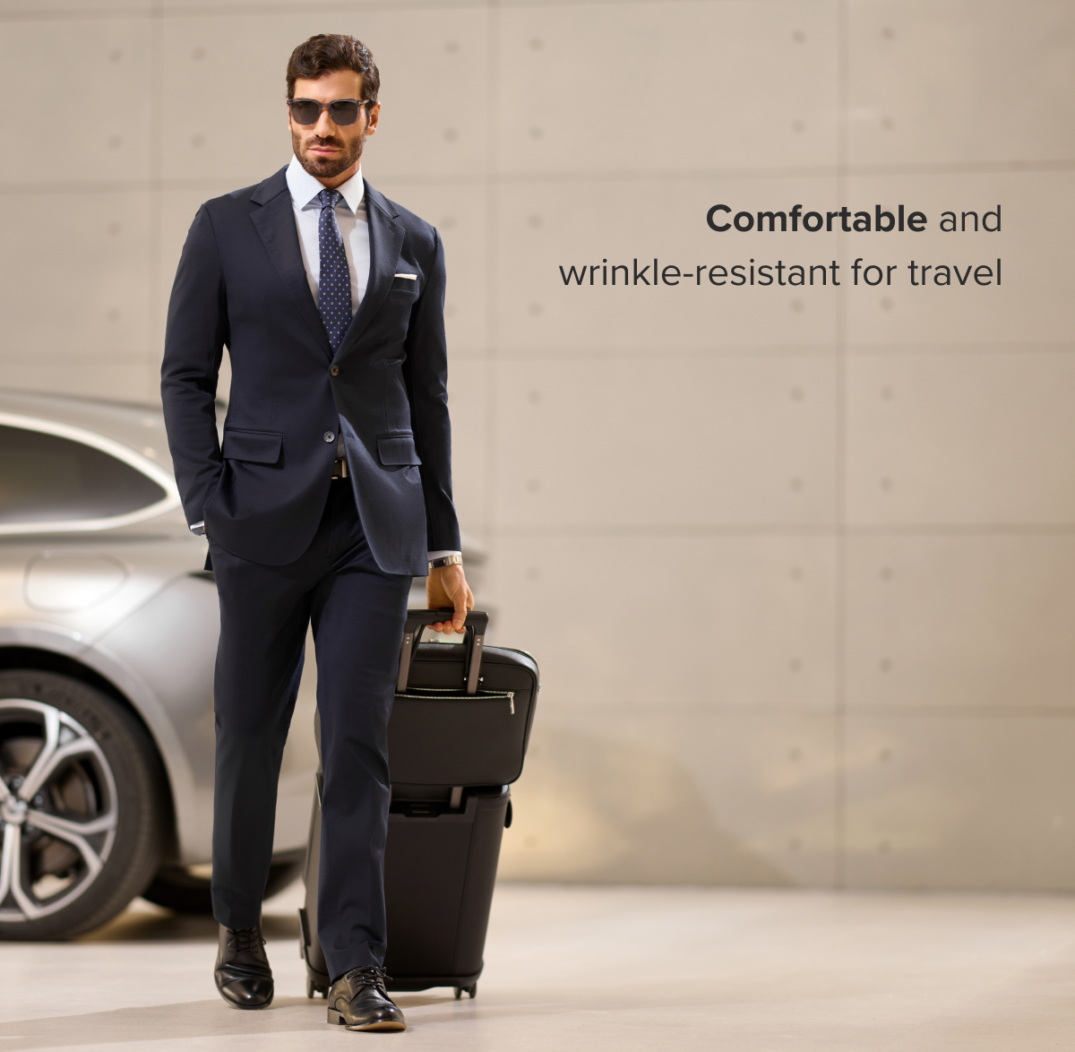 Comfortable and wrinkle-resistant for travel