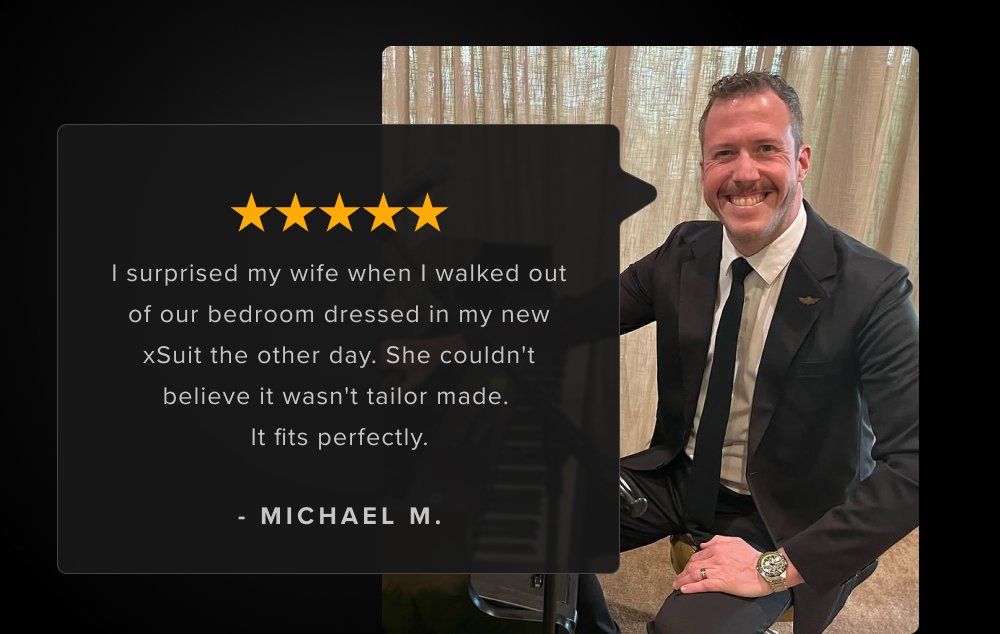 I surprised my wife when I walked out of our bedroom dressed in my new xSuit the other day. 