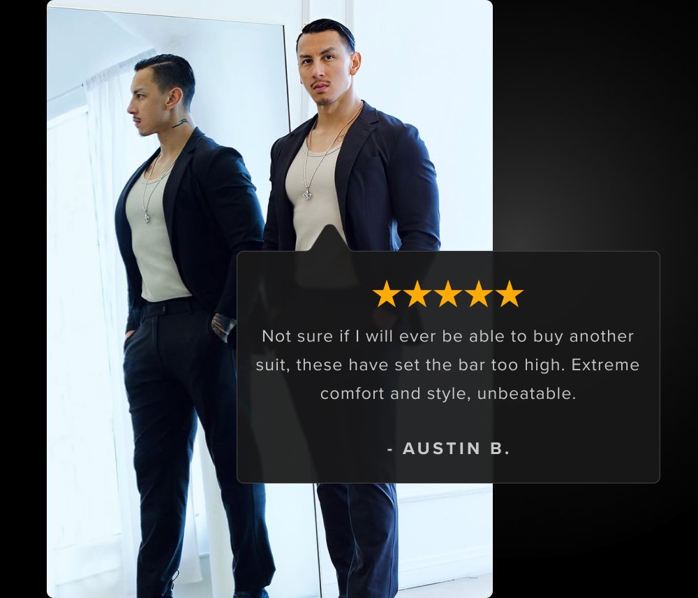 Not sure if I will ever be able to buy another suit. 