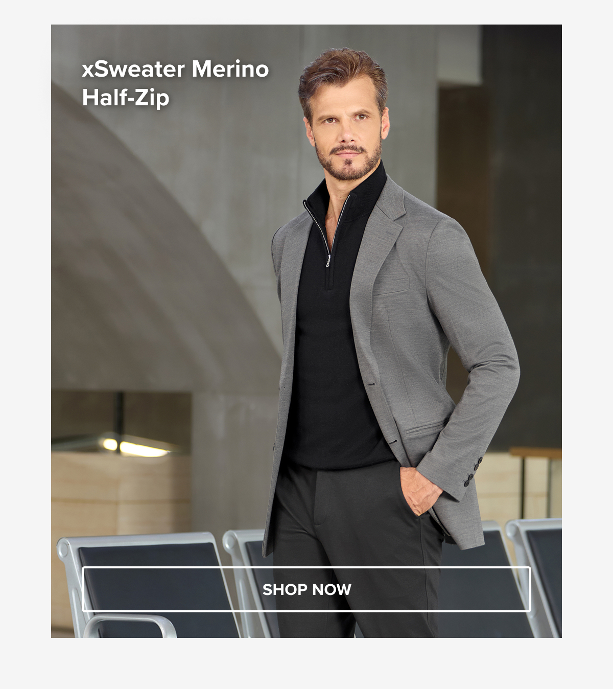 xSweater Merino Half-Zip