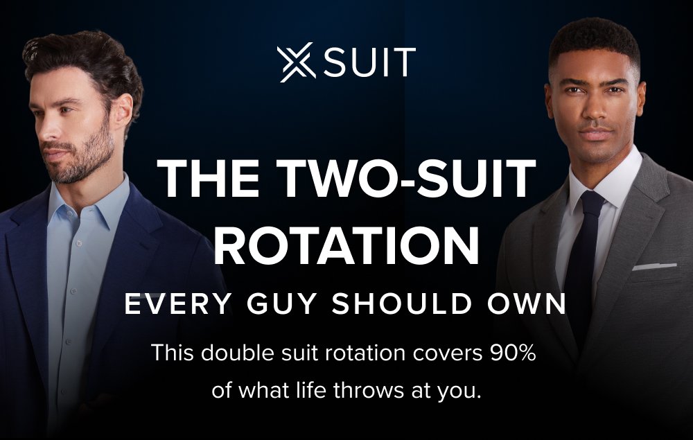 The Two-Suit Rotation Every Guy Should Own This double suit rotation covers 90% of what life throws at you.