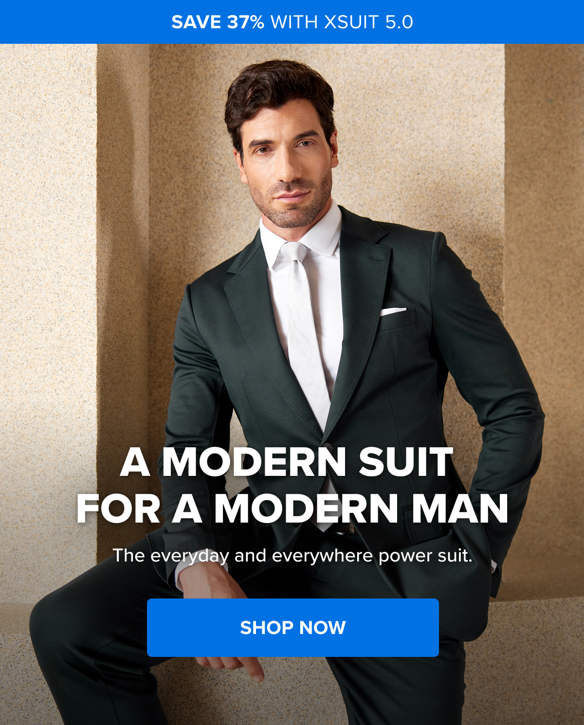 A modern suit for a modern man