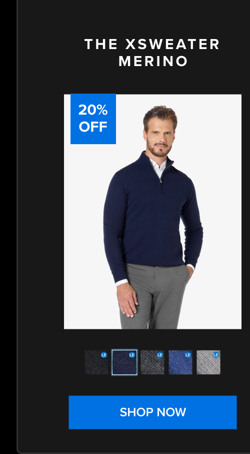 The xSweater Merino Half-Zip Midweight 20% Off SHOP NOW