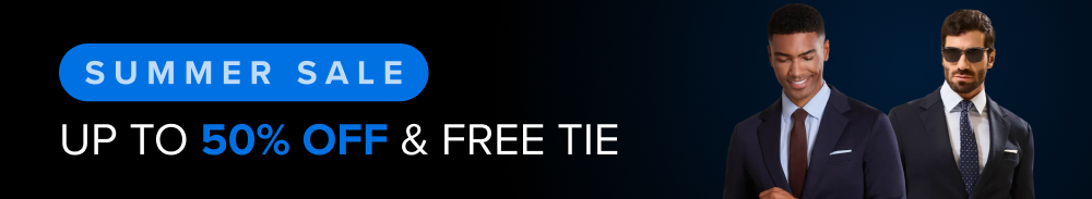 Summer Sale | Up to 50% Off & Free Tie