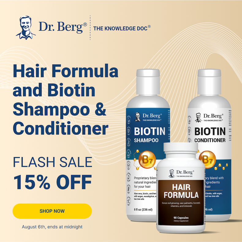 Ends tonight: 15% off Hair Formula, Biotin Shampoo & Biotin Conditioner