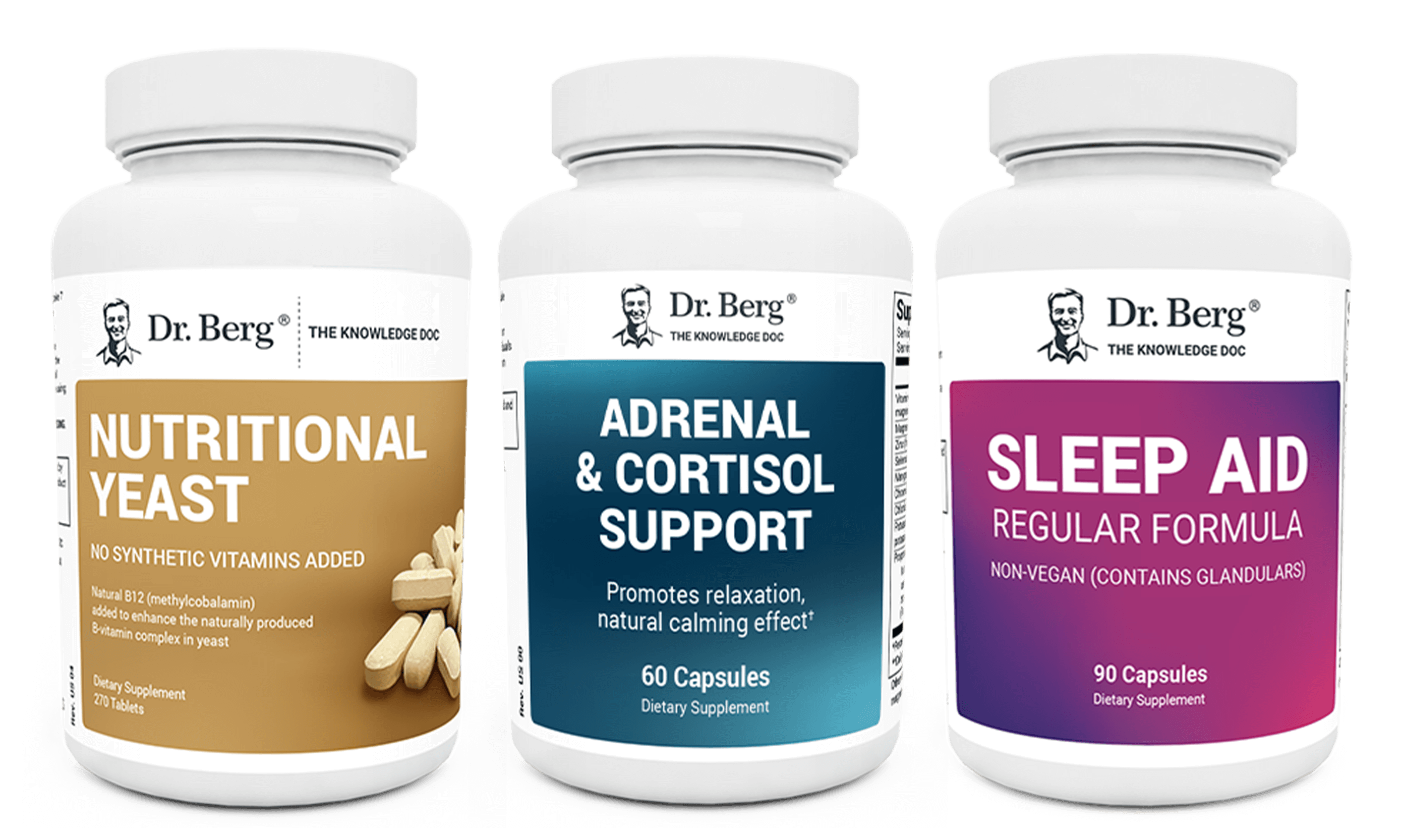 Bundles - Nutrional yeast, Adrenal & cortisol, Sleep Aid