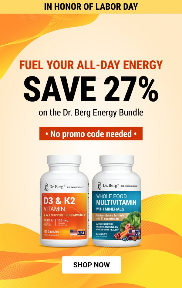 In Honor of Labor Day, Save 27% on the energy bundle, no promo code needed