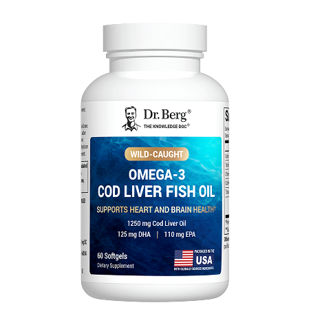 Brain Health - Omega-3 Cod Liver Fish Oil