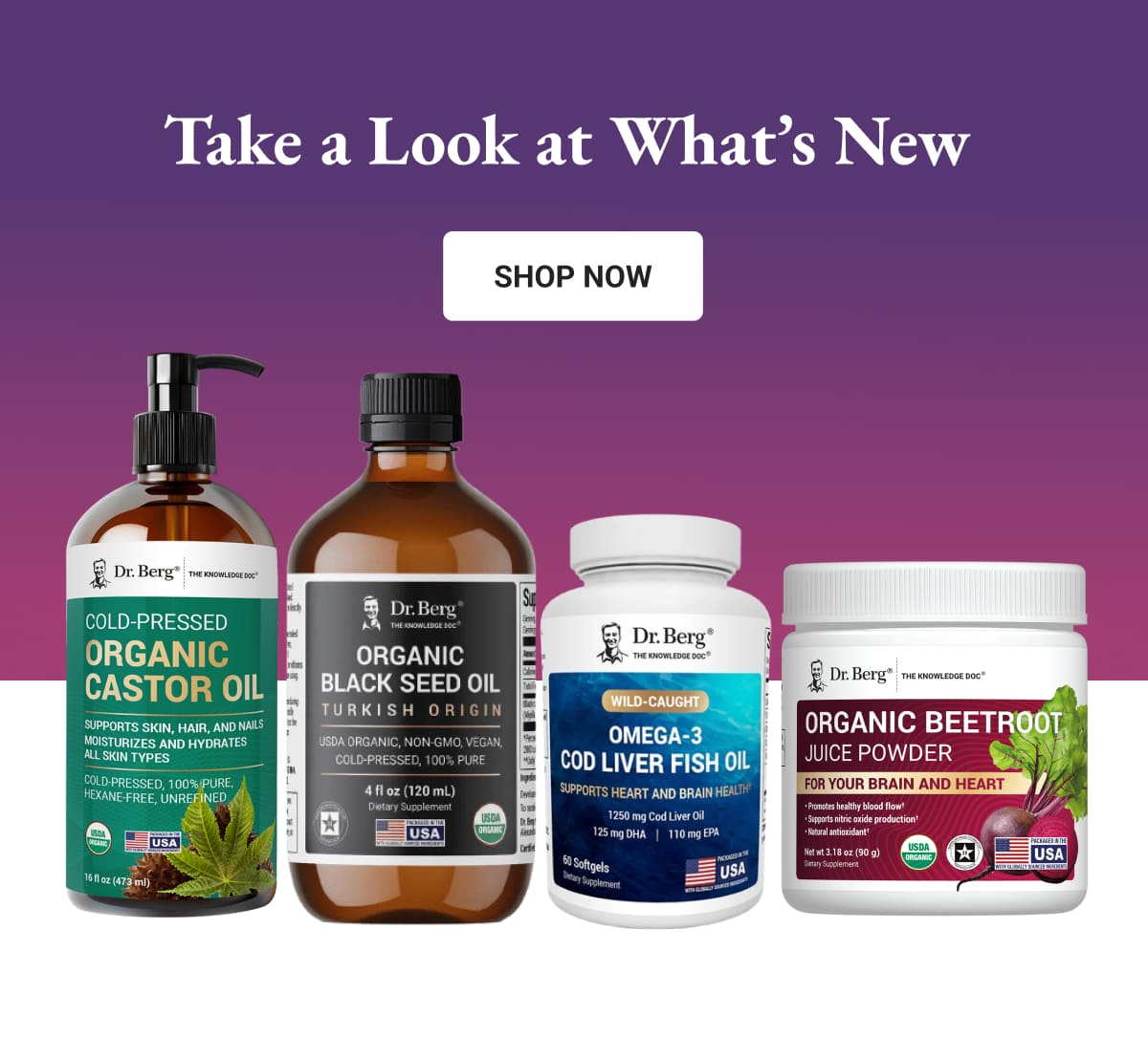 Take a look at what's new