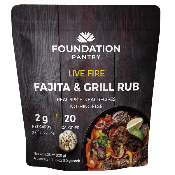 Foundation Pantry Live Fire Fajita & Grill Rub