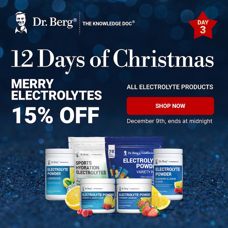 Merry Electrolytes! 15% off electrolyte products
