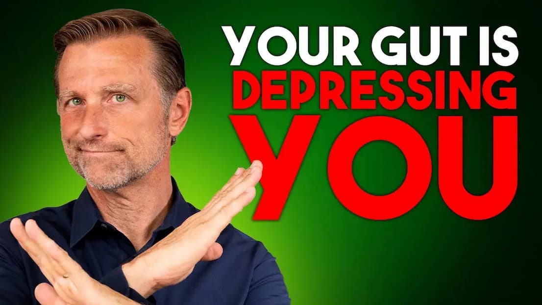 Your gut is depressing you