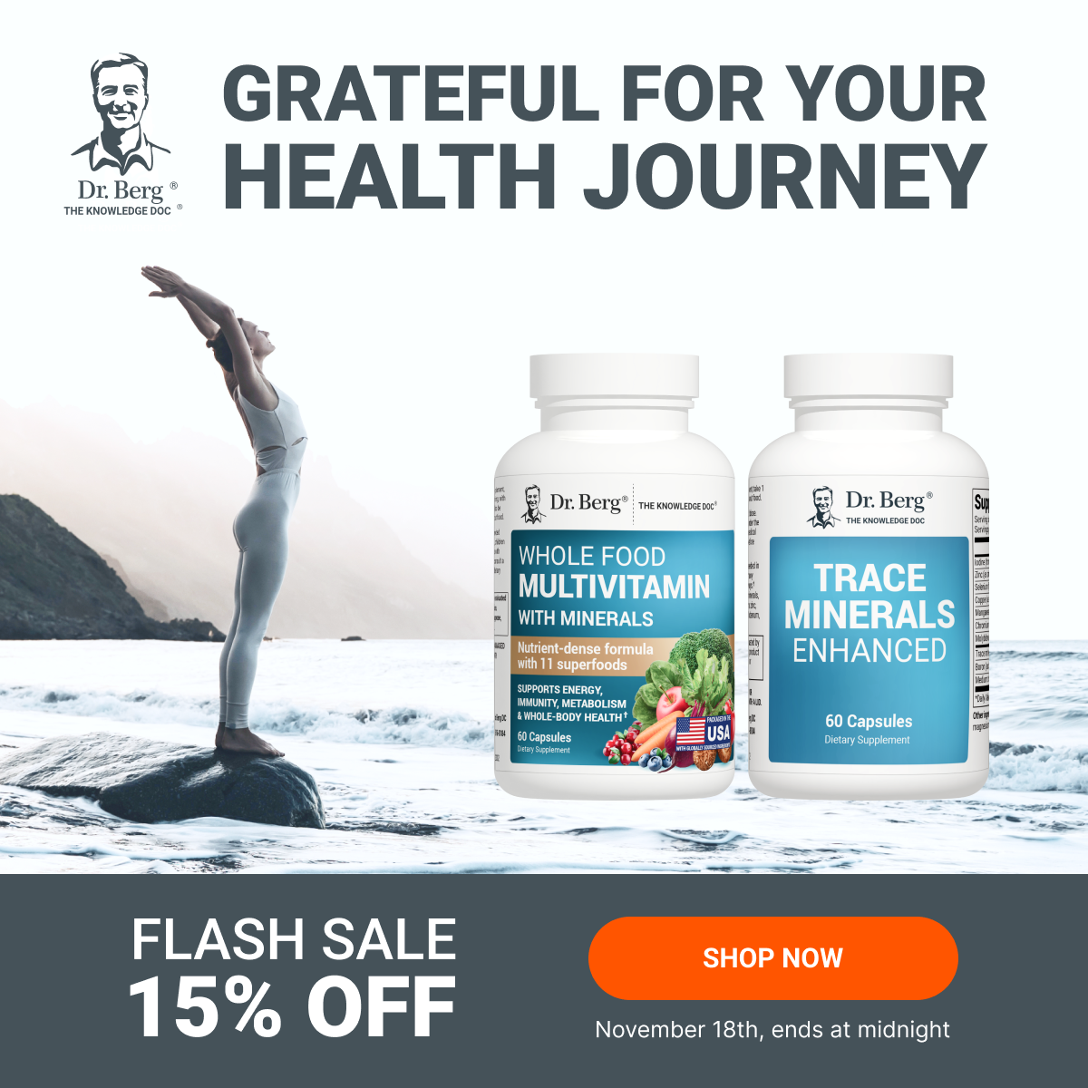 Grateful for your Health Journey - Flash Sale 15% Off