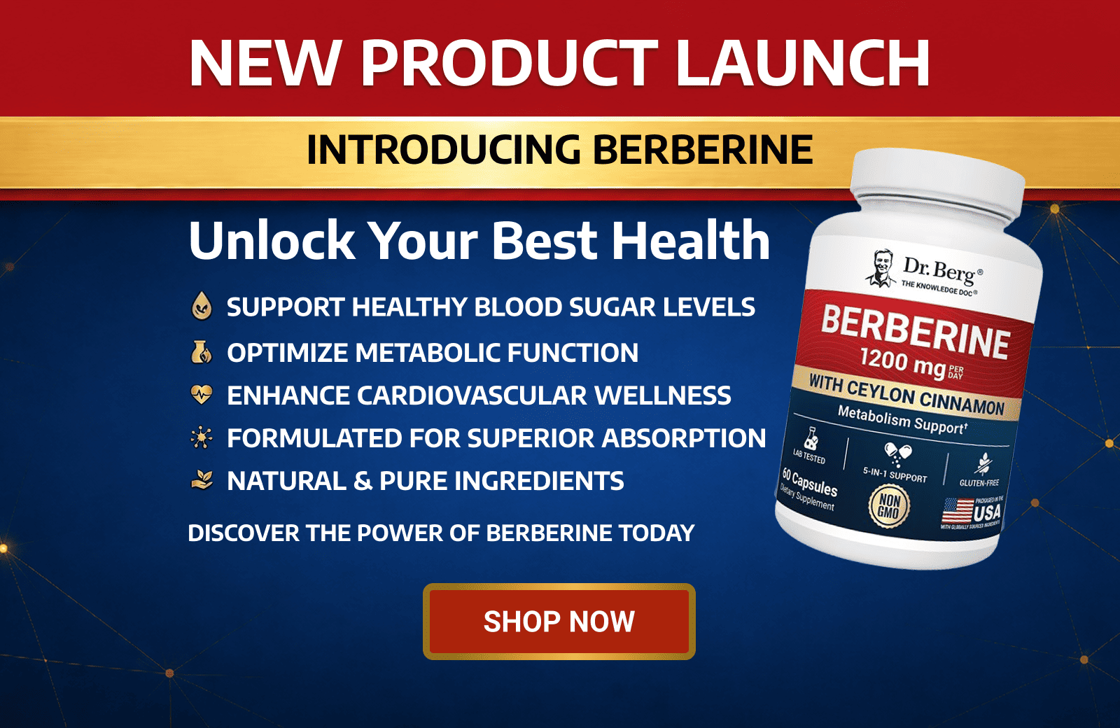 New Product: Berberine