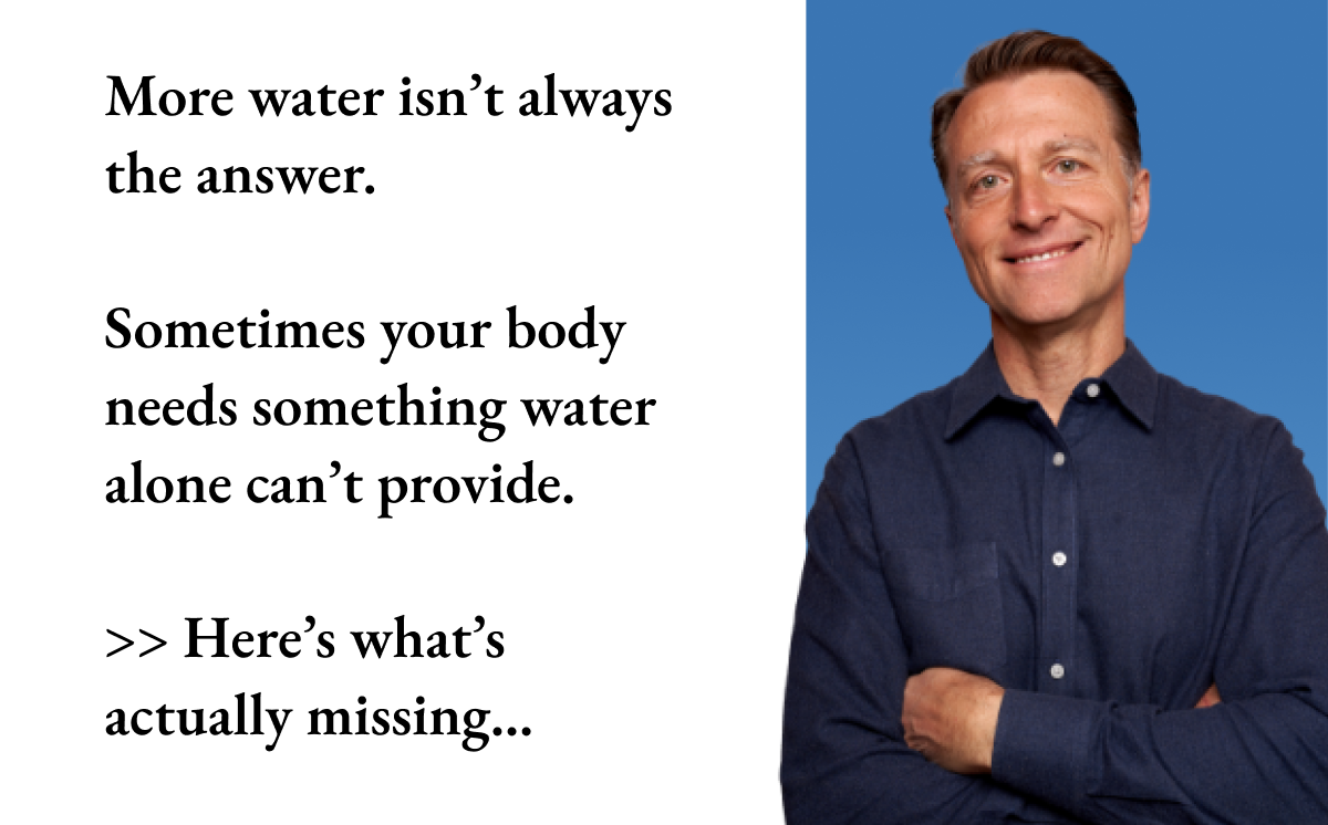 More water isn't always the answer. Here's what's missing.