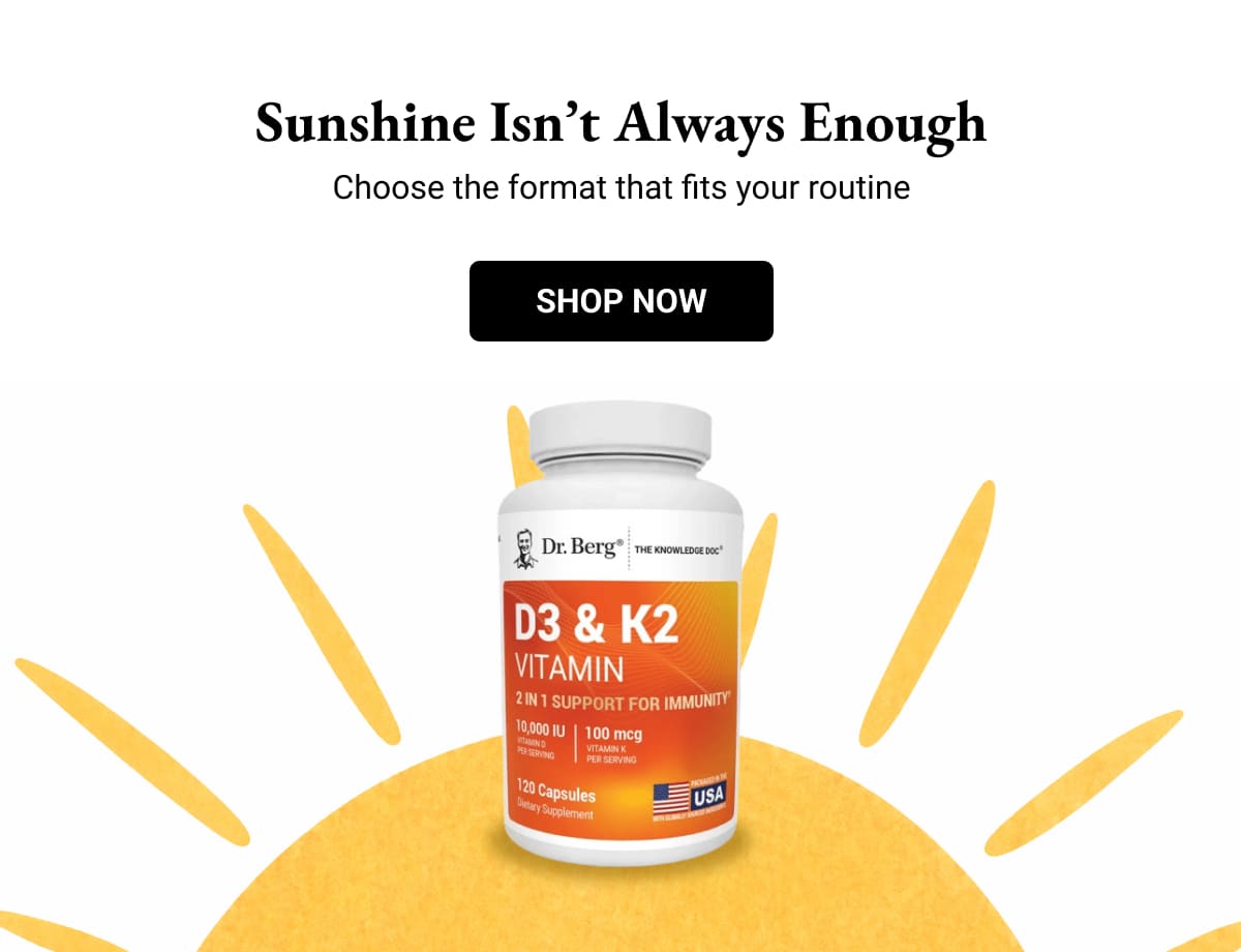 Sunshine isn't Always Enough || Choose the format that fits your routine