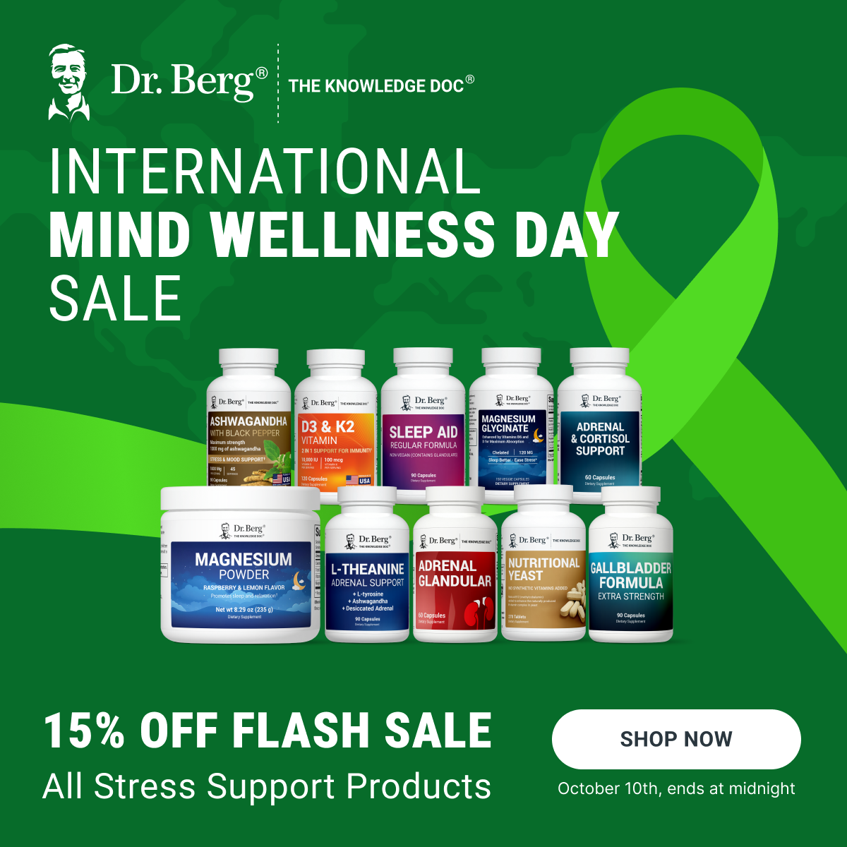International Mental Health Day Sale 15% off