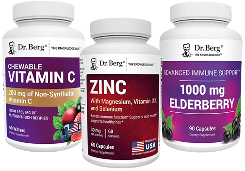 Immune Support - Vitamin C, Zinc, Elderberry