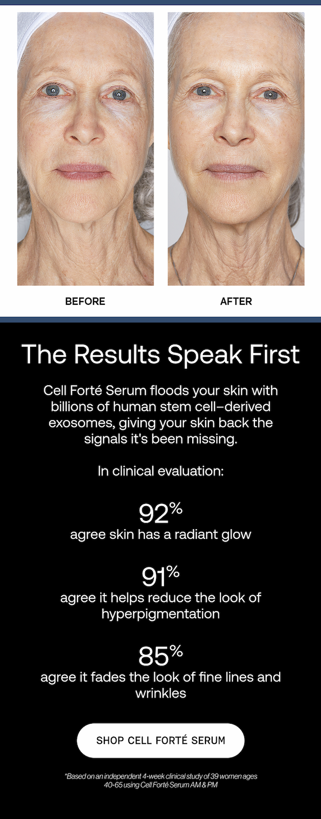 From the treatment room to your vanity regenerative science, elevated.