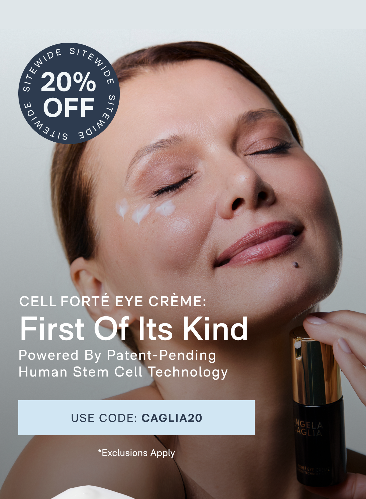(20% OFF SITEWIDE) - Cell Forté Eye Crème - First Of Its Kind - Powered By Patent-Pending Human Stem Cell Technology - USE CODE: CAGLIA20 - (*Exclusions Apply)