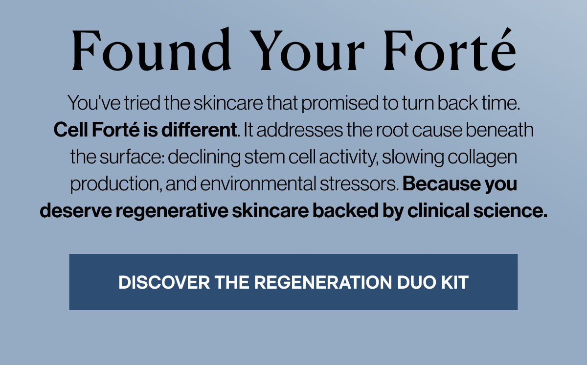 Found Your Forté - DISCOVER THE REGENERATION DUO KIT