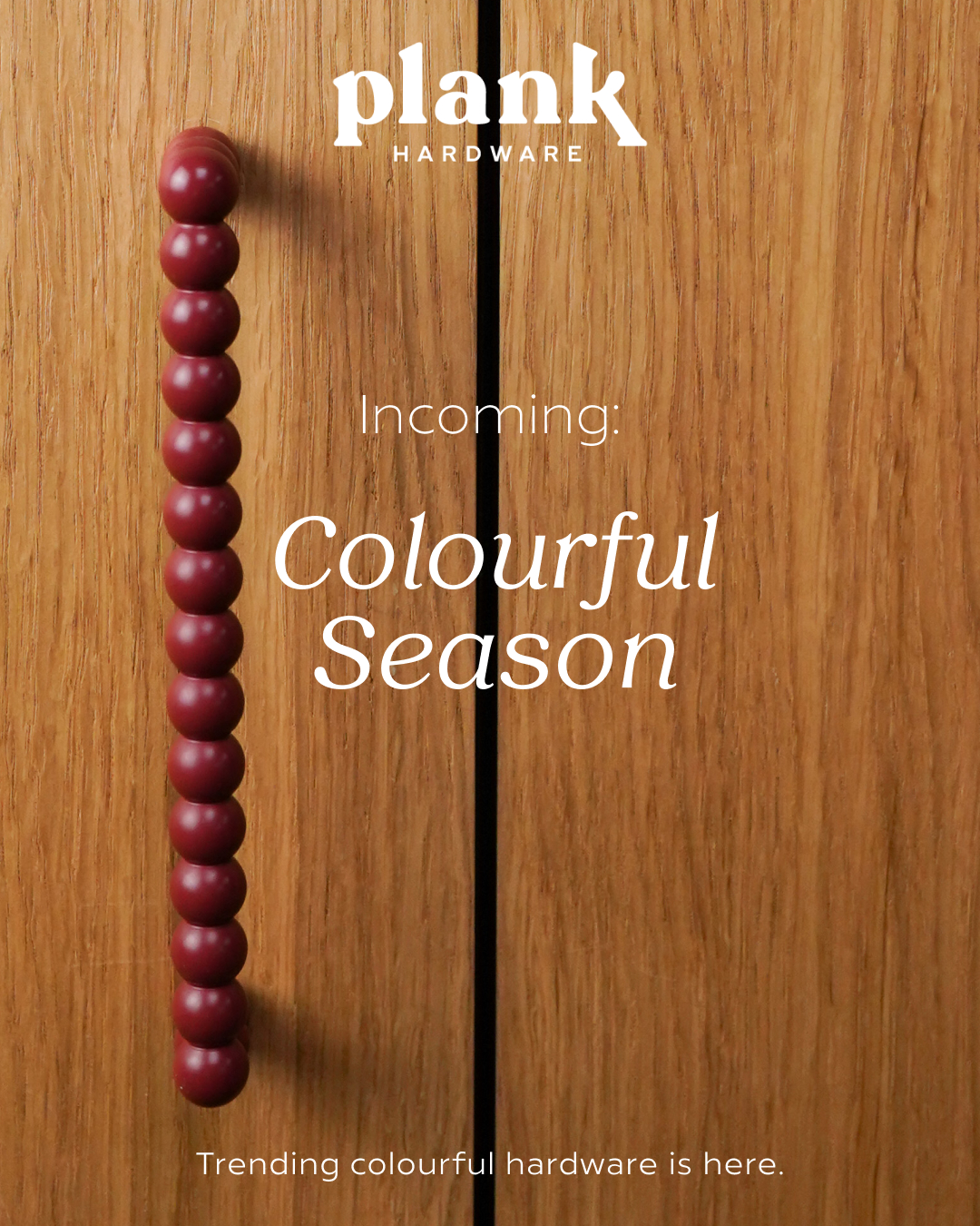 Kill'em with trending burgundy hardware