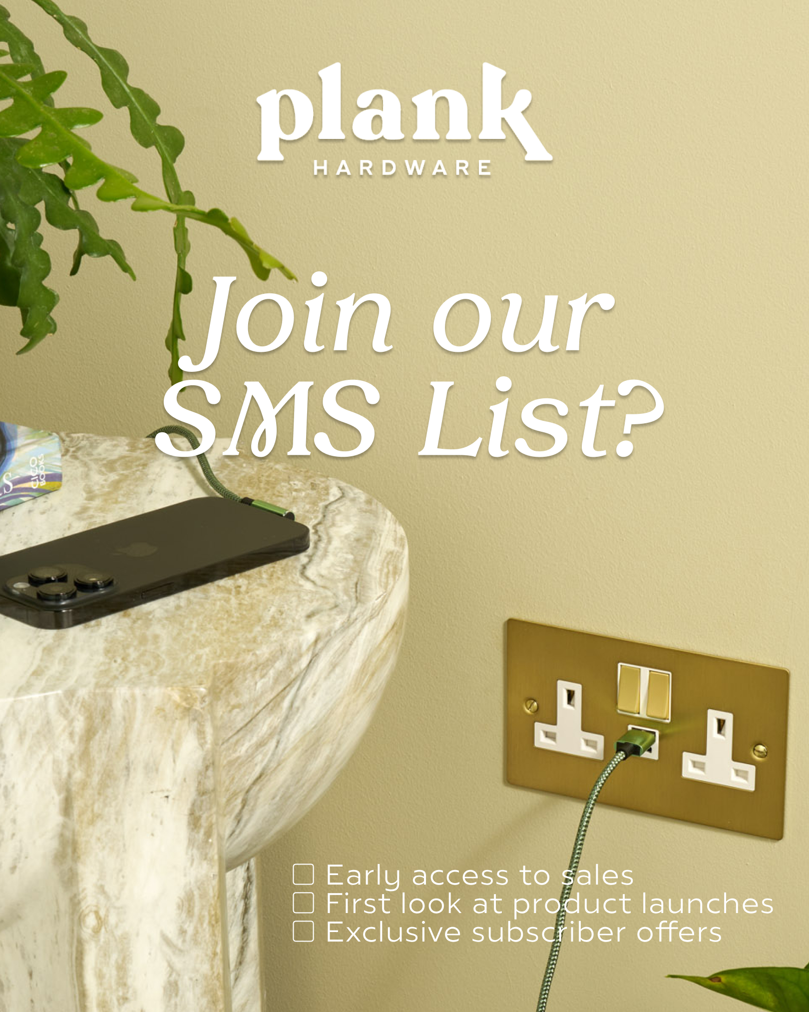 Join our SMS List