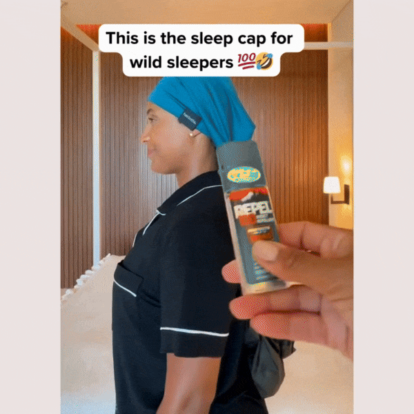 This is the sleep cap for wild sleepers